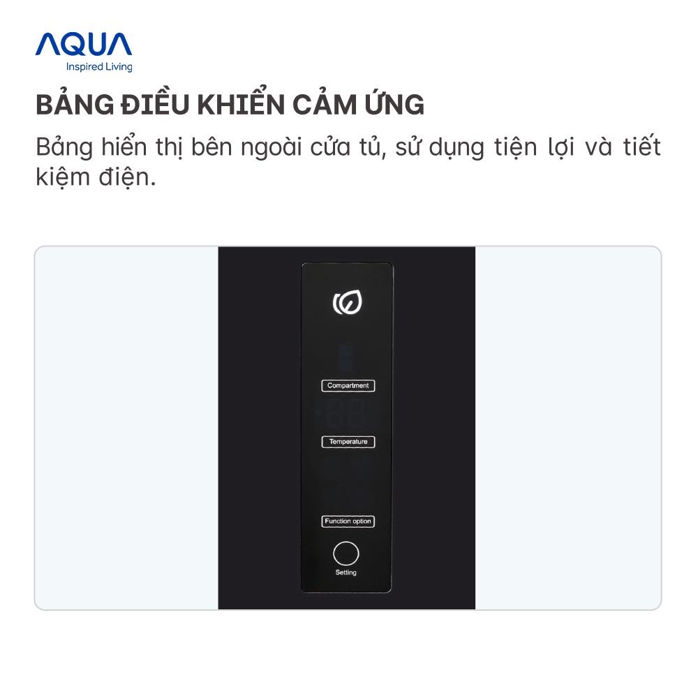 Tủ lạnh ngăn đông dưới Aqua 260 Lít AQR-I298EB(BS) - Hàng chính hãng - Chỉ giao HCM, Hà Nội, Đà Nẵng, Hải Phòng, Bình Dương, Đồng Nai, Cần Thơ