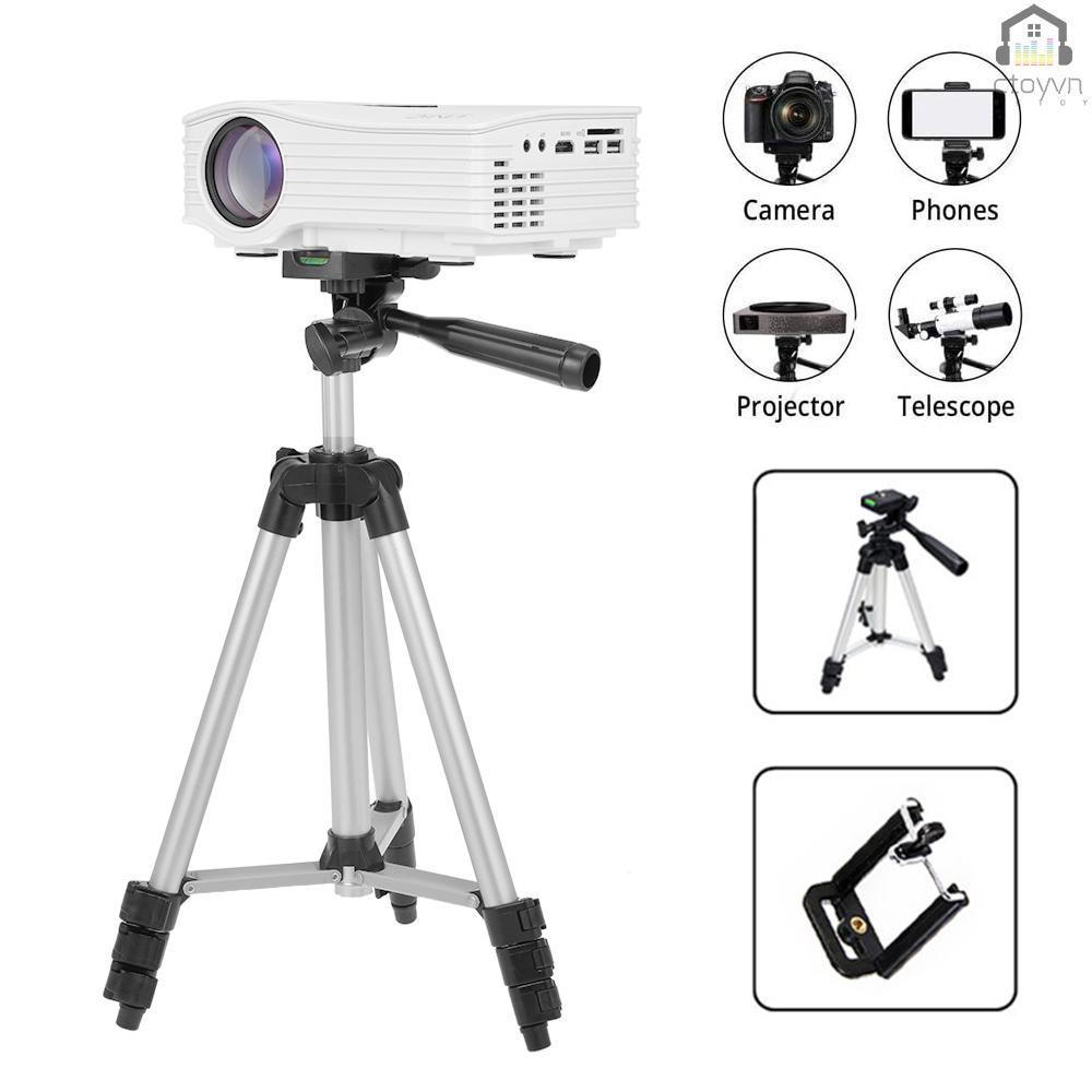 Giá đỡ ba chân bằng hợp kim nhôm 3 khớp STB-3110 35-102cm kèm điện thoại 1/4