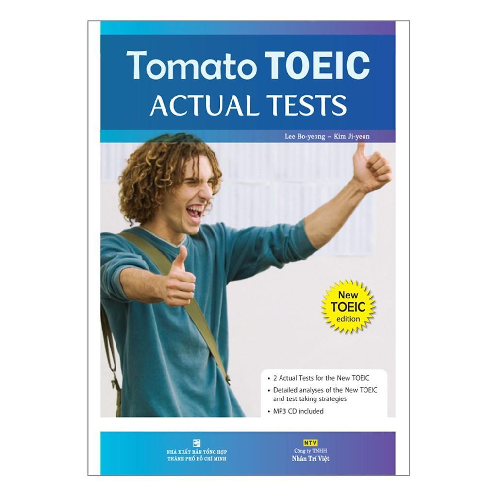 Sách - Tomato Toeic Actual Tests (Kèm CD) - Nhân Trí Việt