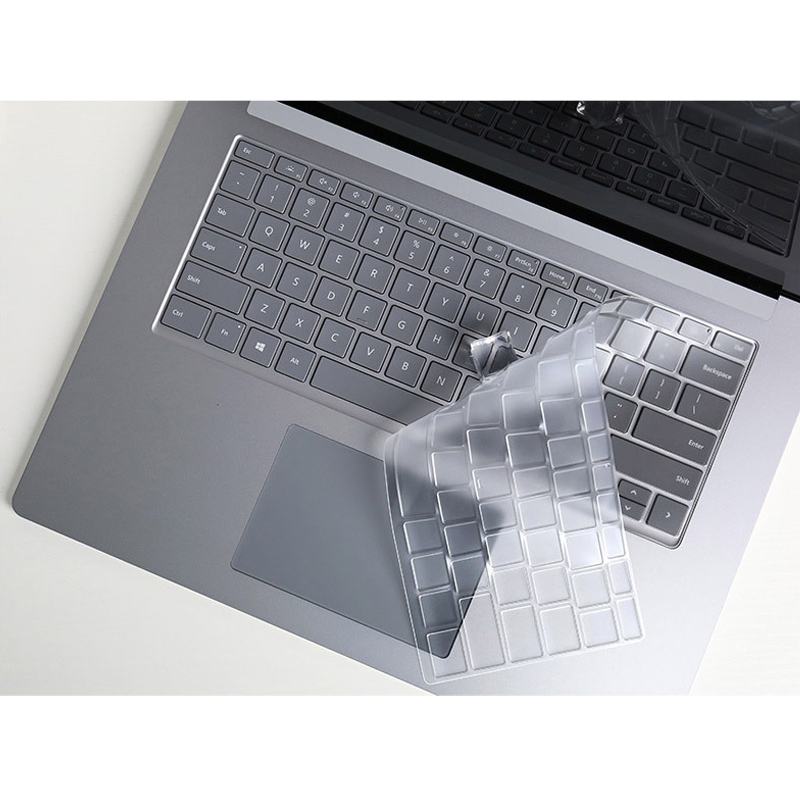 Phủ Phím Silicone dành cho Microsoft Surface Pro 7+/7/6/5/4/X, Laptop 3 13/15&quot;  JRC Trong suốt - Hàng Nhập Khẩu