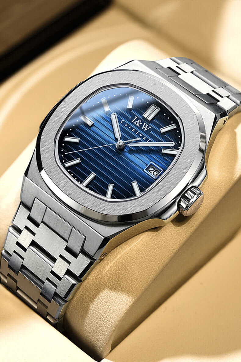 Đồng hồ nam chính hãng IW Carnival IW721G-10,kính sapphire,chống xước,chống nước 50m,Bh 24 tháng,máy cơ (automatic)