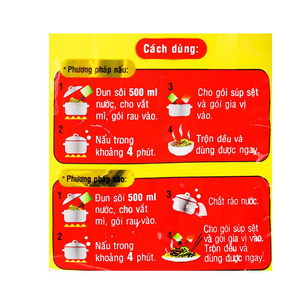 Thùng 24 Gói Mì Siukay Hải Sản 128g