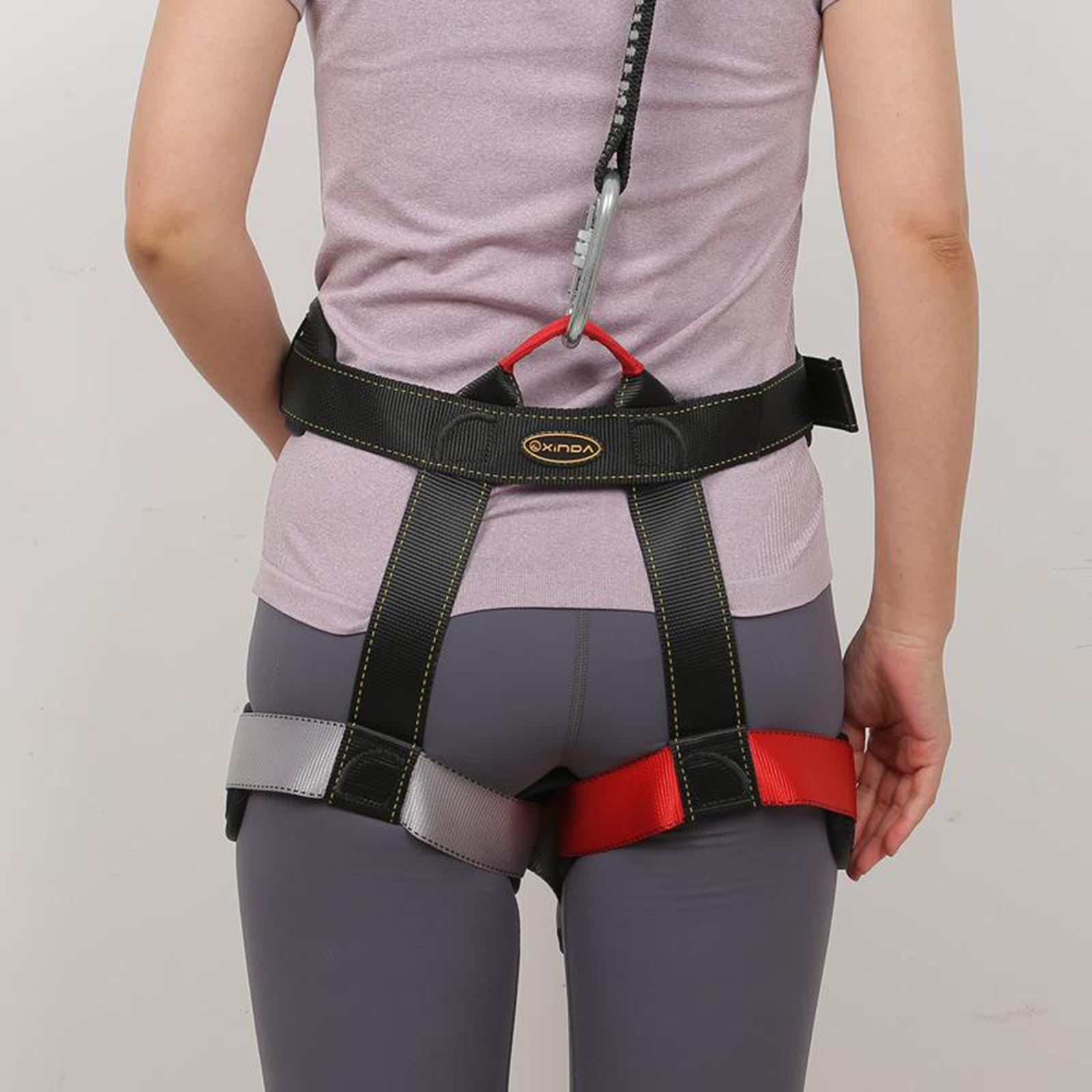 Half Body Climbing Harness Bearing 120KG Safe Seat Belt for Aerial Yoga Gym