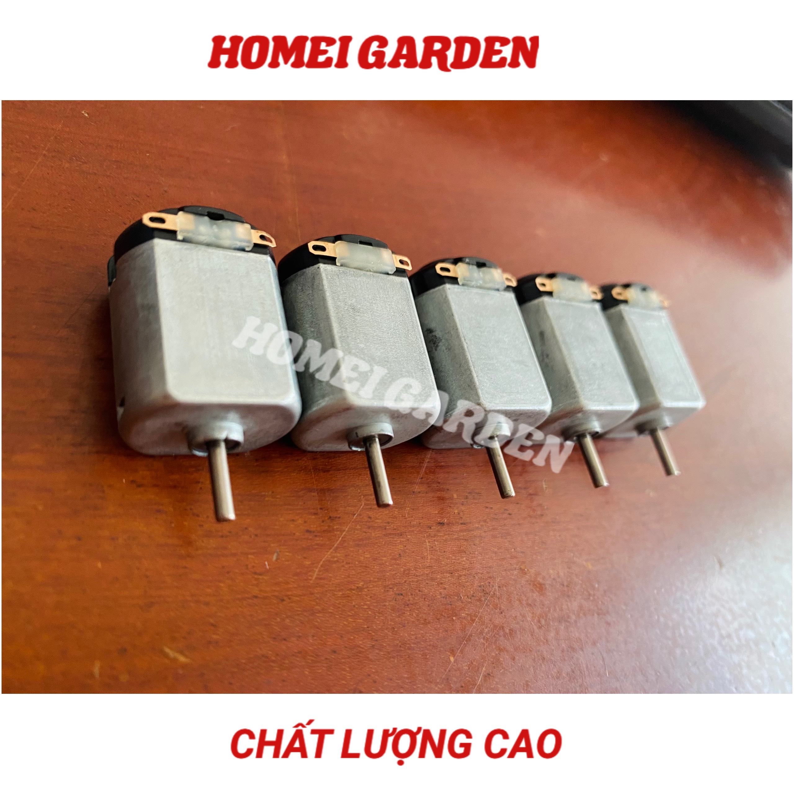 5 cái motor mini chạy pin điện áp 3v mẫu 130, hàng mới 100%