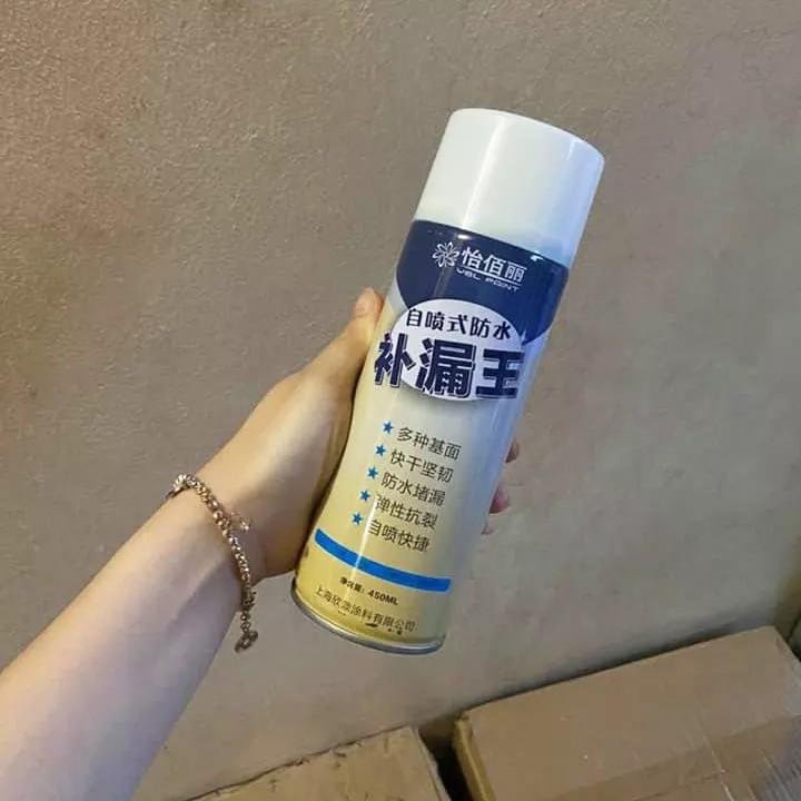 Bình xịt chống thấm đa năng - Sơn xịt chống thấm dột Waterproof Spray Polyurethane 450ml