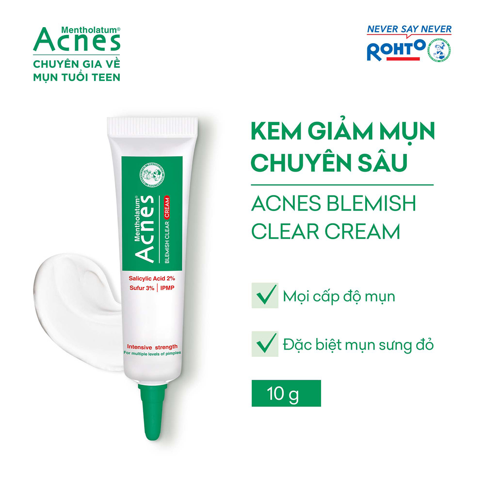 Kem chấm mụn chuyên sâu Acnes Blemish Clear Cream 10g