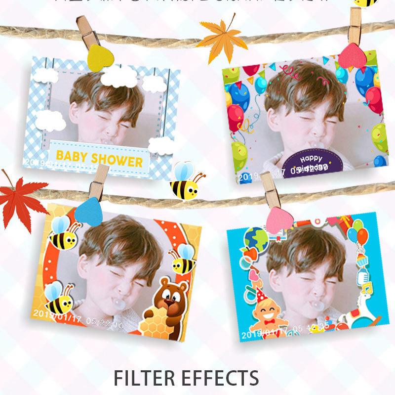 Máy quay phim trẻ em kỹ thuật số Trẻ em Máy quay video 15M Pixel tự động tập trung vào việc quay video với Màu quà tặng màn hình TFT 2.0 "