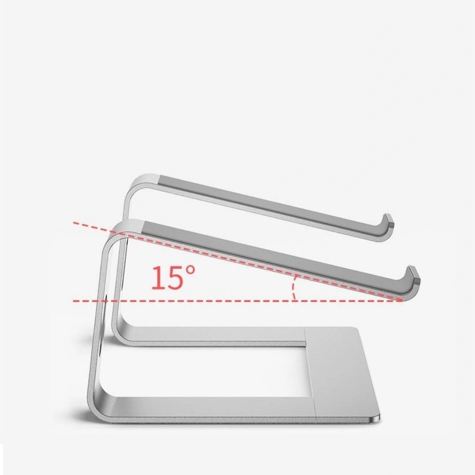 Giá đỡ nâng laptop stand hợp kim nhôm hỗ trợ tản nhiệt cho Macbook và laptop CR06 Vu Studio - Hàng chính hãng