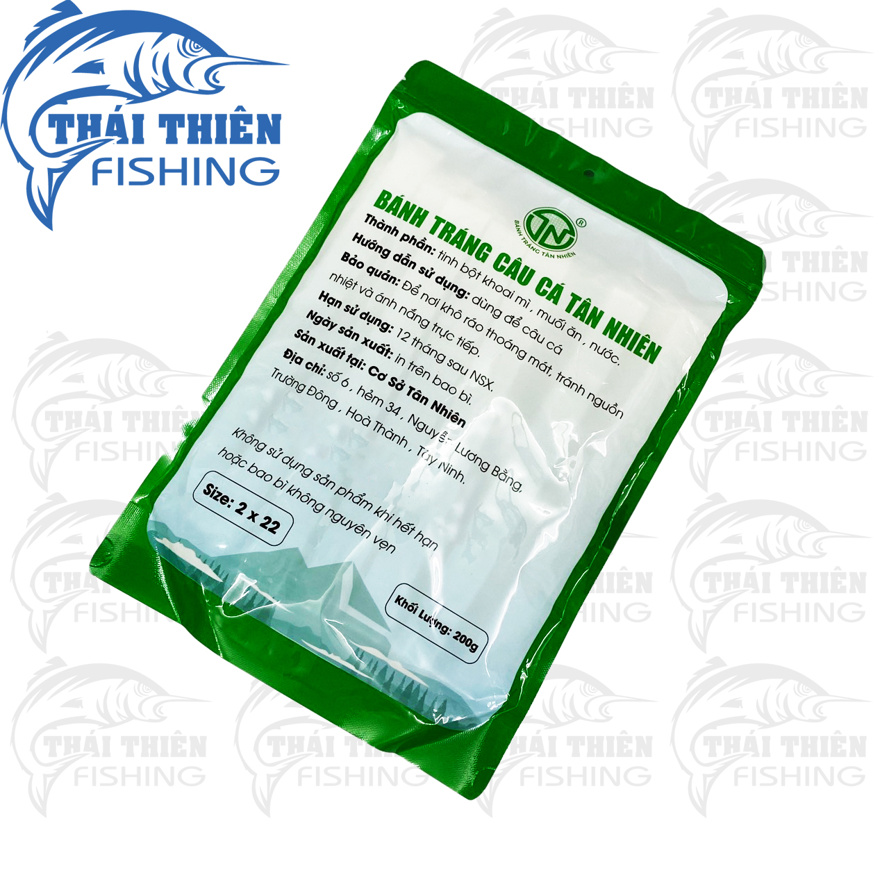 Bánh Tráng Câu Cá Tân Nhiên Gói 200g Cắt Sẵn Dùng Móc Vào Lưỡi Câu Cá Tra, Chim, Chép, Rô Phi Bằng Mồi Cám, Bún, Cháo
