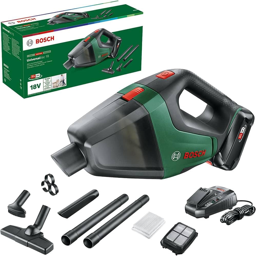 Máy hút bụi cầm tay Bosch Universal VAC 18V Hàng chính hãng