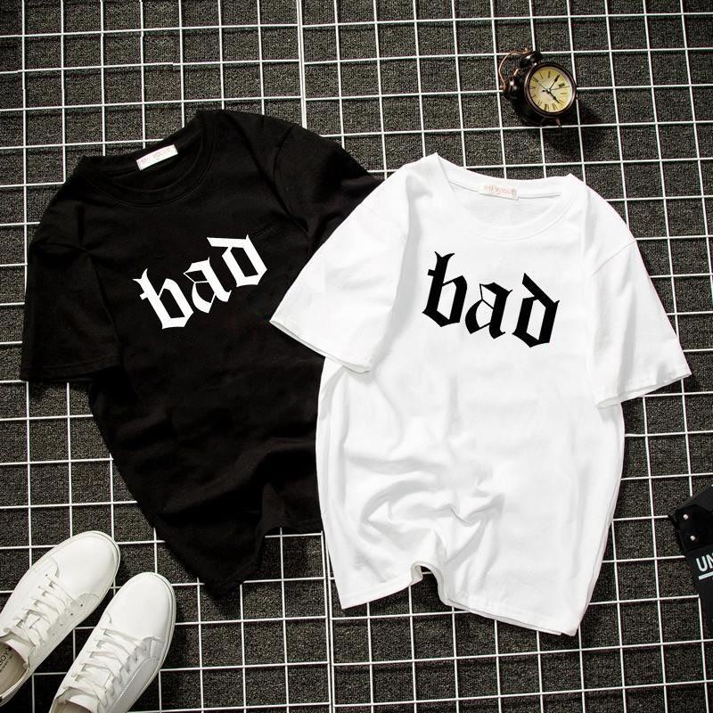 Áo thun unisex form rộng bad Hàn Quốc vải dày mịn 2019T2020