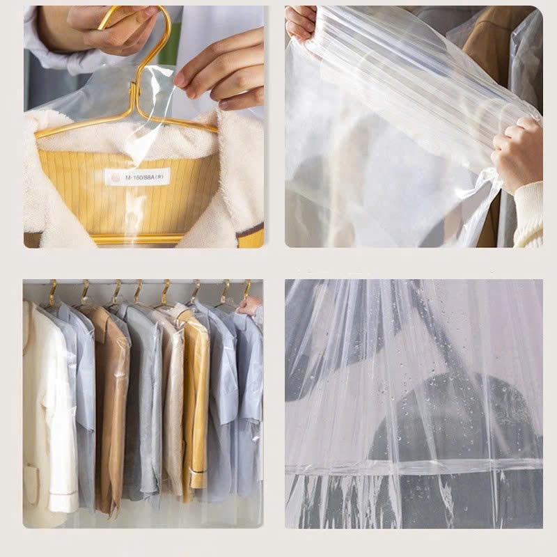 COMBO 10 Túi bọc quần áo chống bụi bẩn, nấm mốc 60x90cm