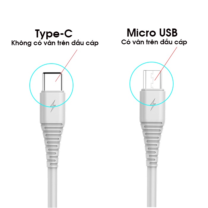 Cáp sạc nhanh 3A Golf GC-64m MicroUSB - Hàng chính hãng