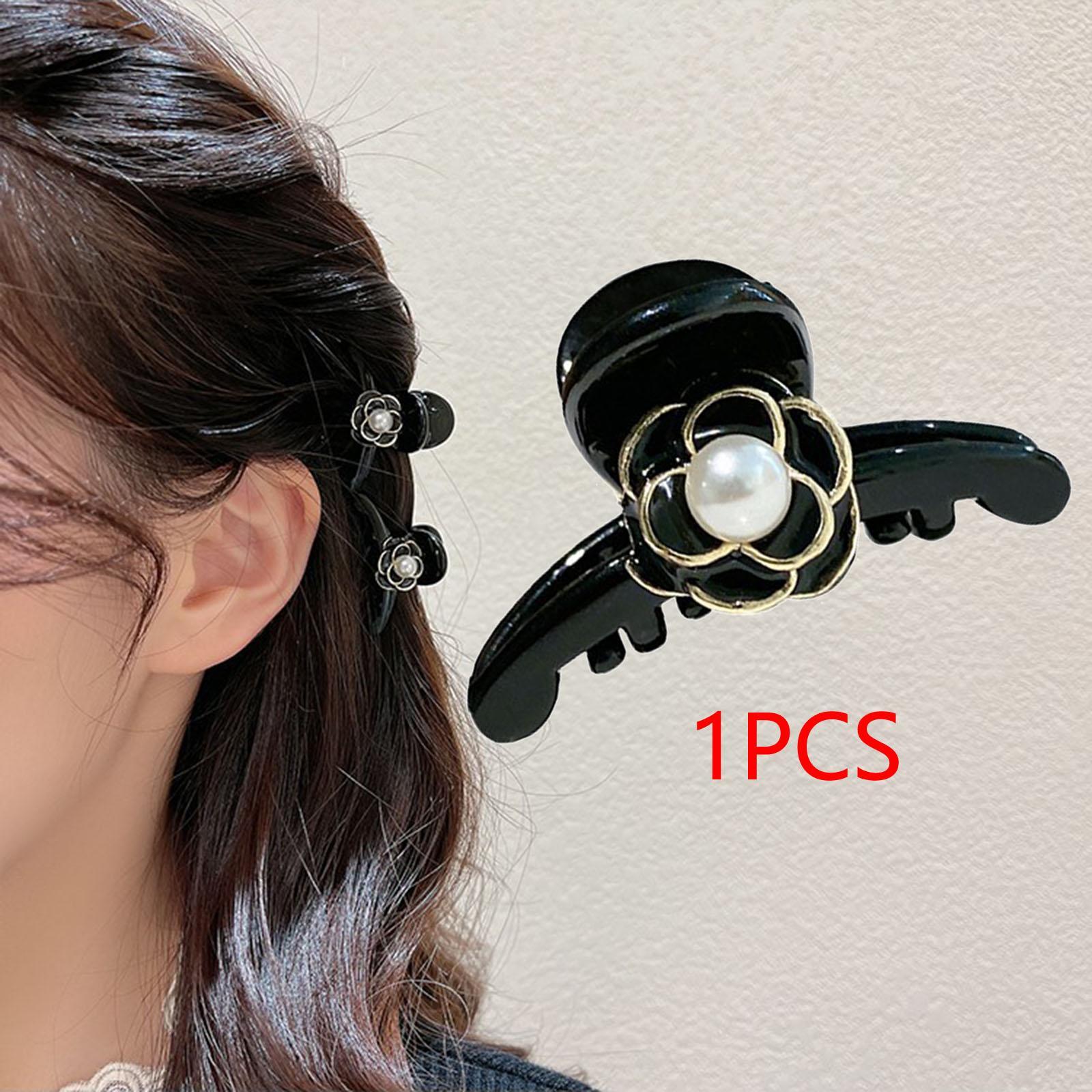 Camellia Pearl Hair Daily for Women Girls Washface Party Barrettes