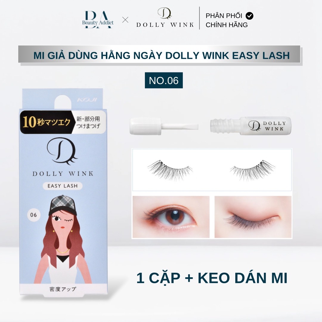 Lông mi giả sử dụng hằng ngày Koji Dolly Wink Easy Lash