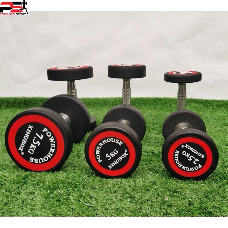 Tạ tay KINGBOX 7.5kg lõi gang đặc bọc cao su Nhập Khẩu