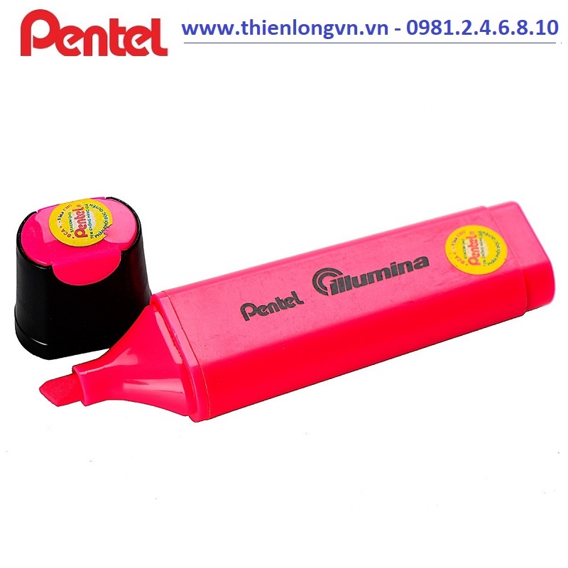 Bút nhớ dòng Illumina Pentel – SL60 màu hồng