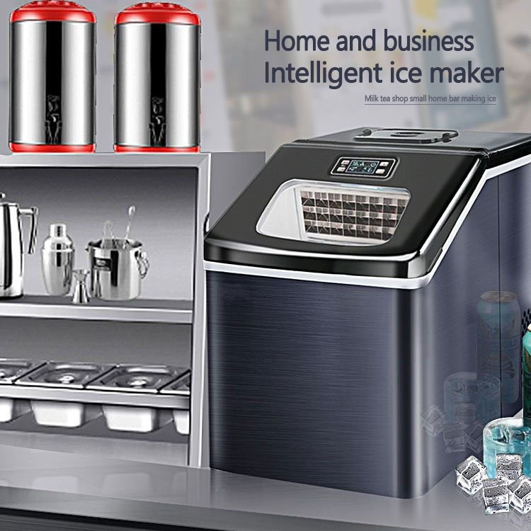 Máy Làm Đá Viên Mini Gia Đình Ice Maker Machine HZB-30F