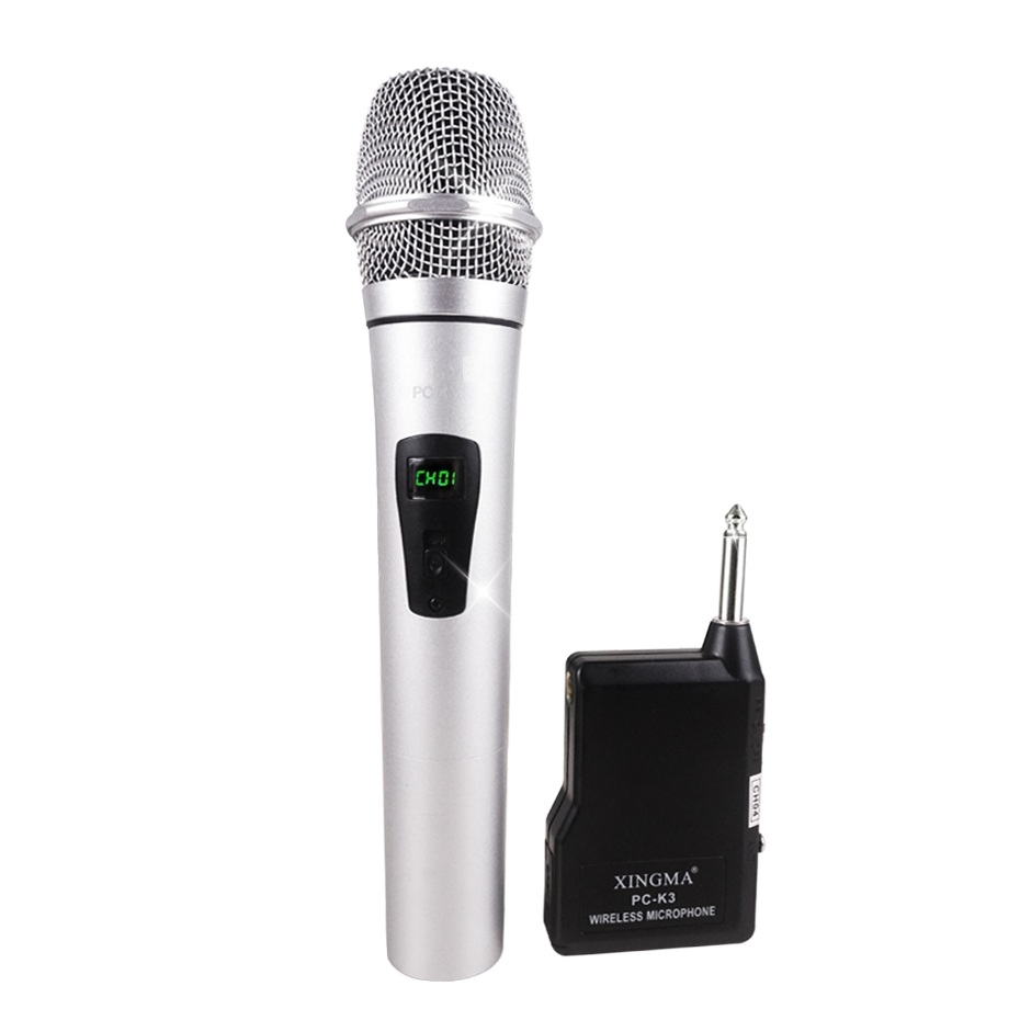 Micro Karaoke Không Dây Âm Thanh Cực Hay Màng Lọc Âm Cao Cấp PKCB128 - Hàng Chính Hãng