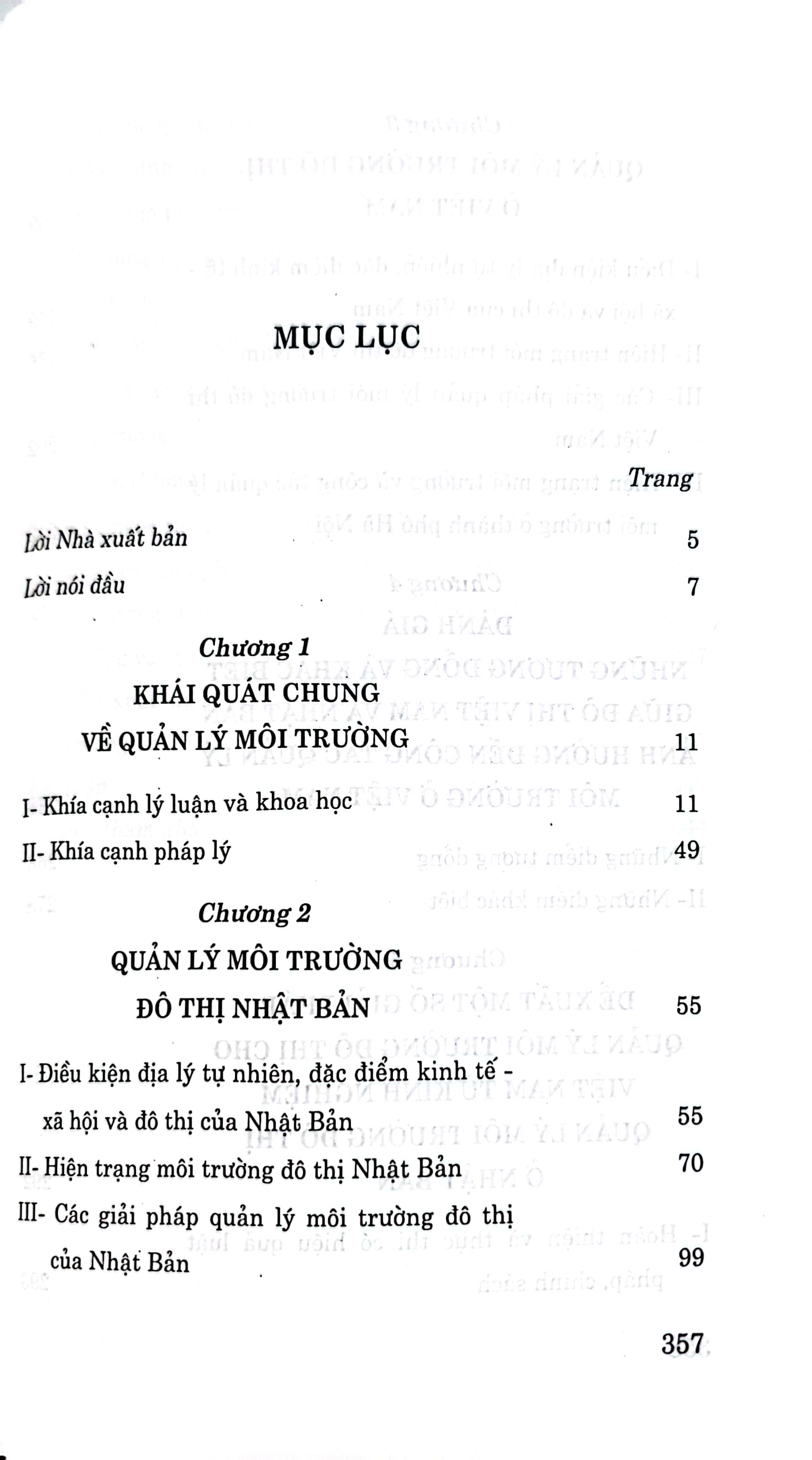 Quản lý môi trường đô thị Nhật Bản và khả năng ứng dụng ở Việt Nam