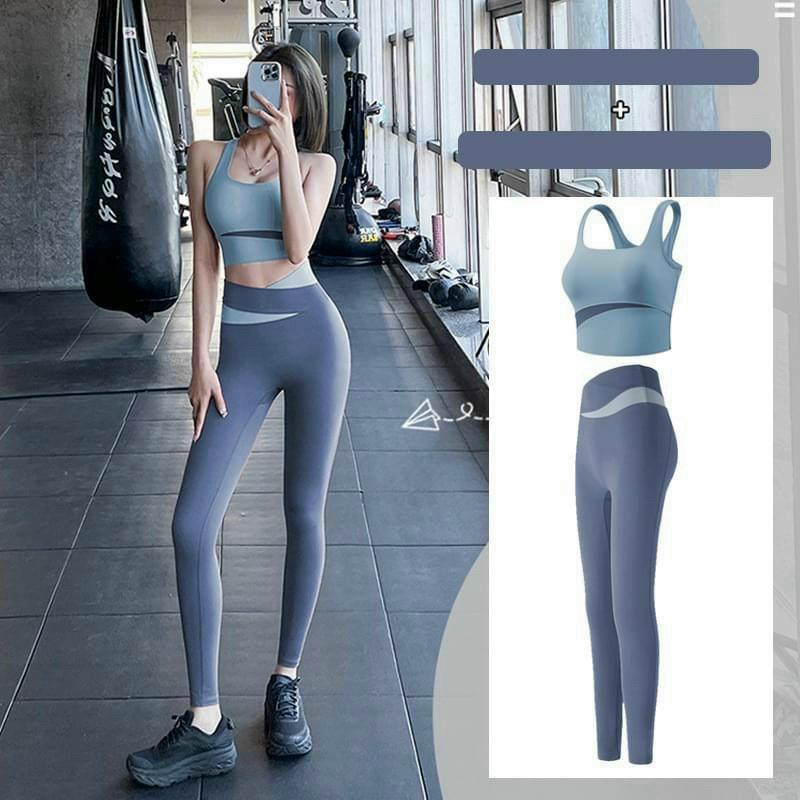 Set Bộ Đồ Bra Dài Tập Yoga Gym Aerobic Zumba Fitness