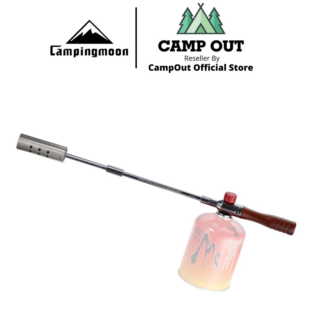 Đồ cắm trại đèn khò ga campingmoon campoutvn MT-3955 du lịch dã ngoại công suất lớn tay cầm dài an toàn gas sử dụng A081