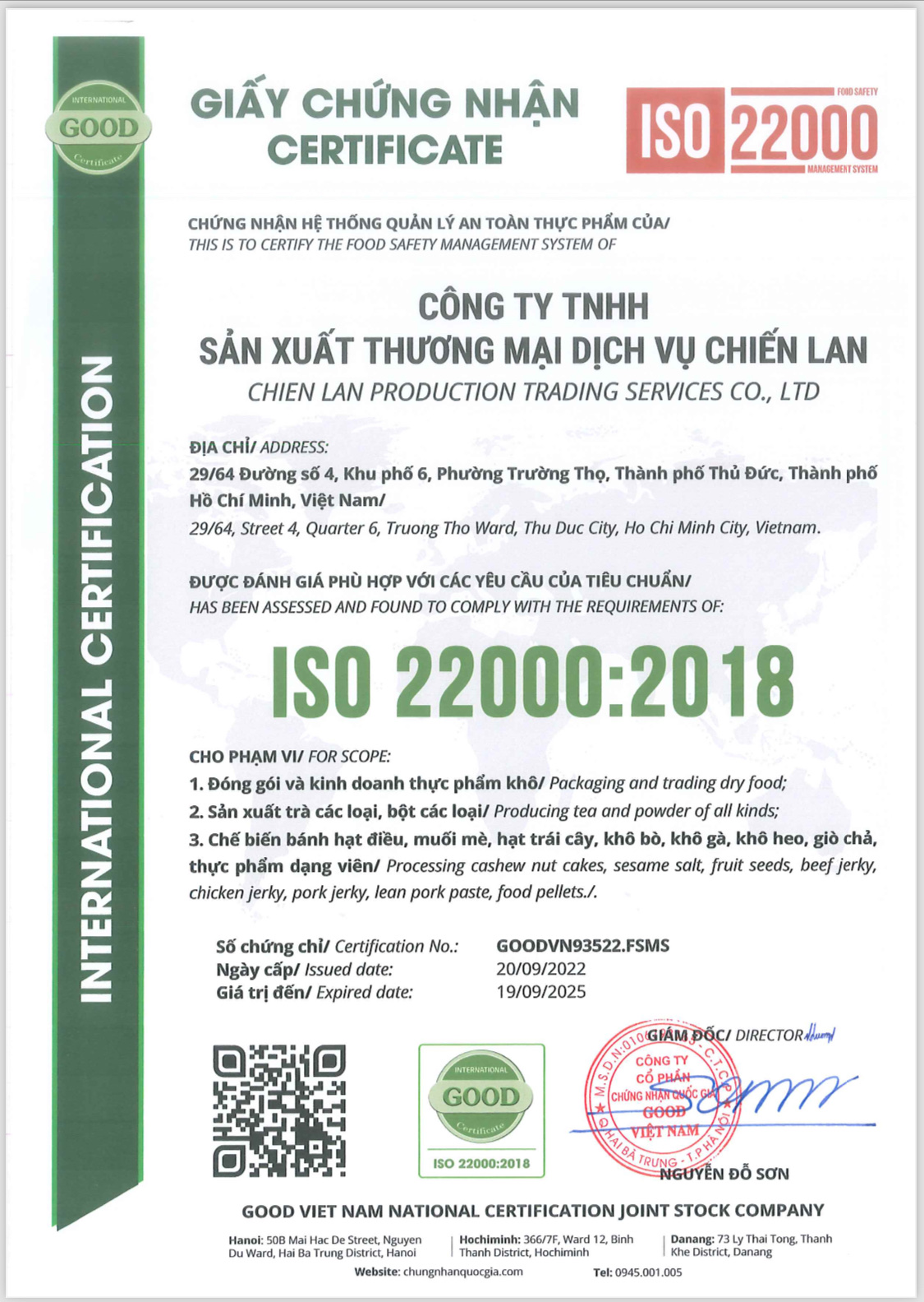 Rong biển kẹp hạt dinh dưỡng ăn kiêng giảm cân Mộc Lan Healthy Foods - 250g, 500g