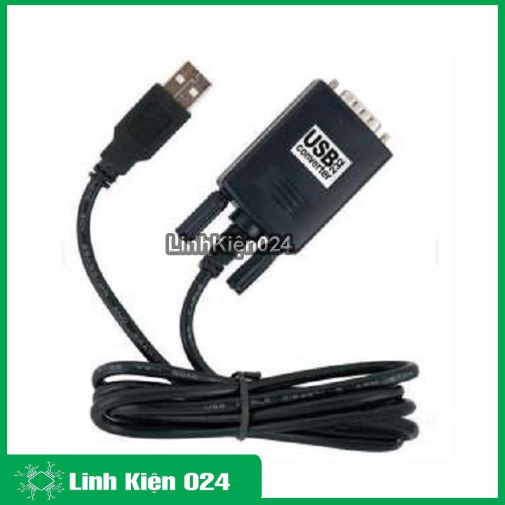 Cáp Chuyển Đổi USB To Com Rs232 Chất Lượng Cao ( Đen )