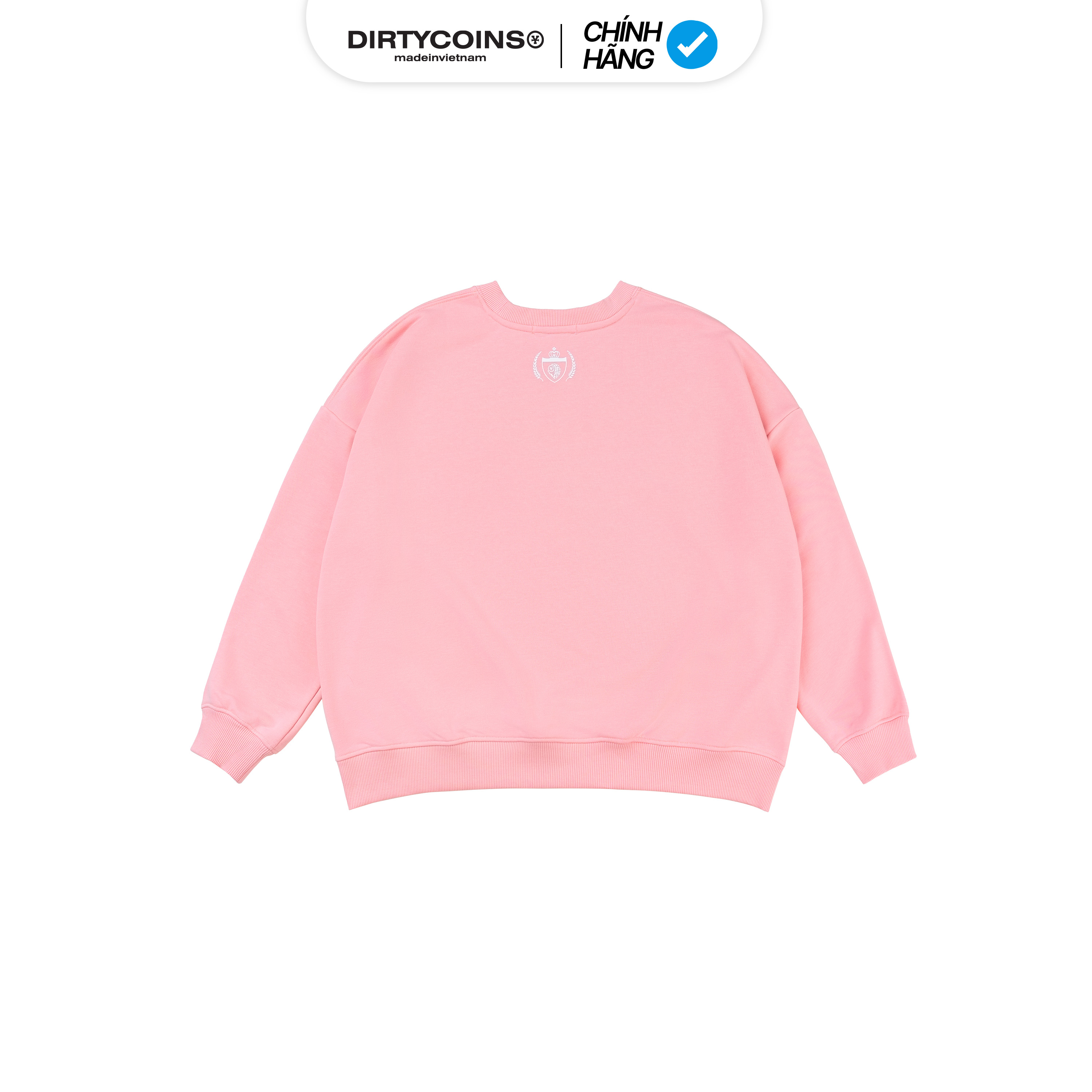 Combo Quần Áo DirtyCoins Sweatshirt Academy Script + Sweatshorts Academy - Pink