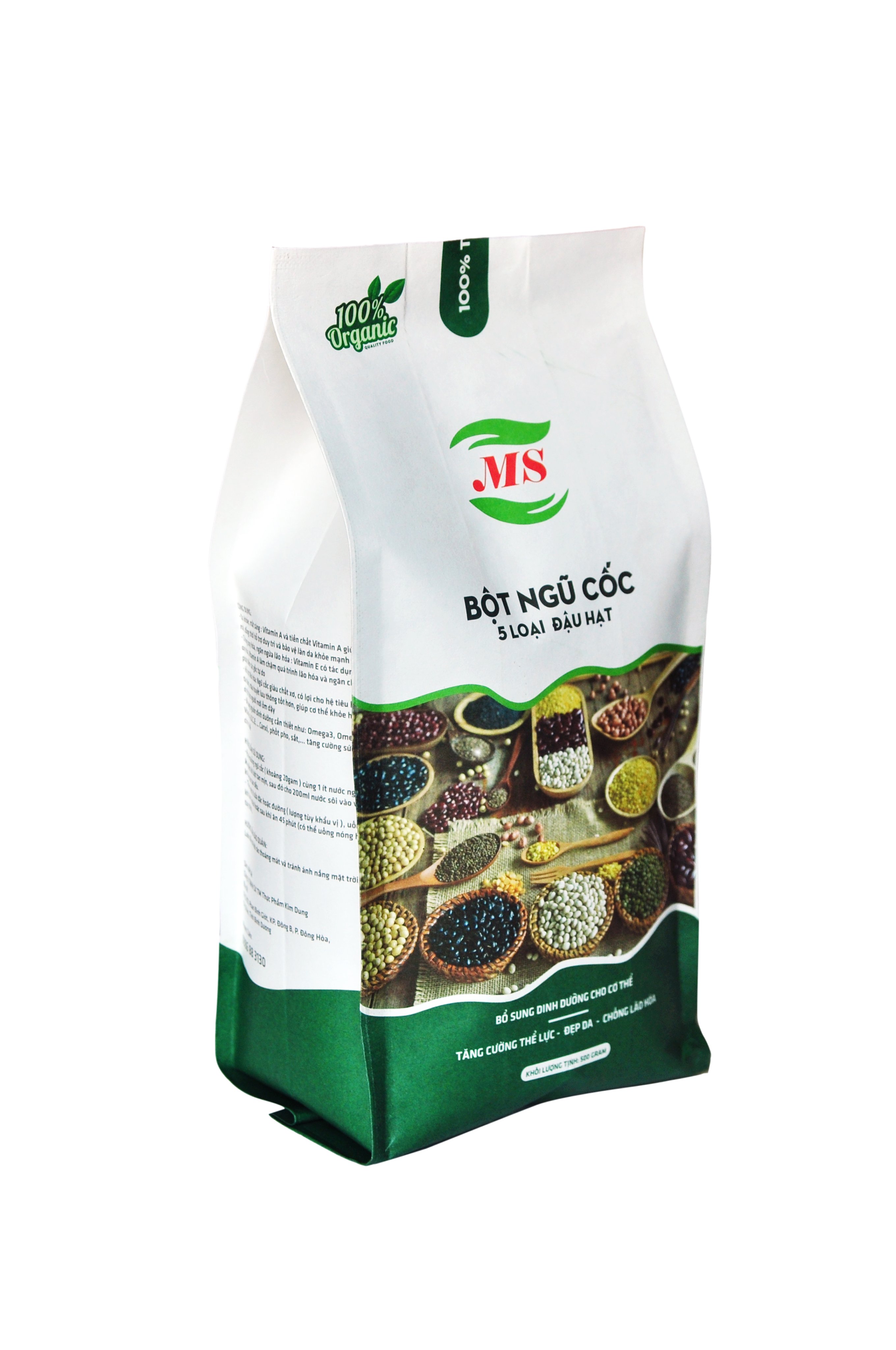 Bột ngũ cốc dinh dưỡng cao cấp 05 loại đậu & hạt - MS -