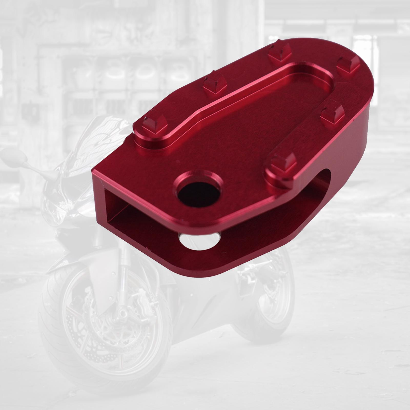 Widening Non-slip Footrests Brake Pedal for Motorcycle Aluminum black