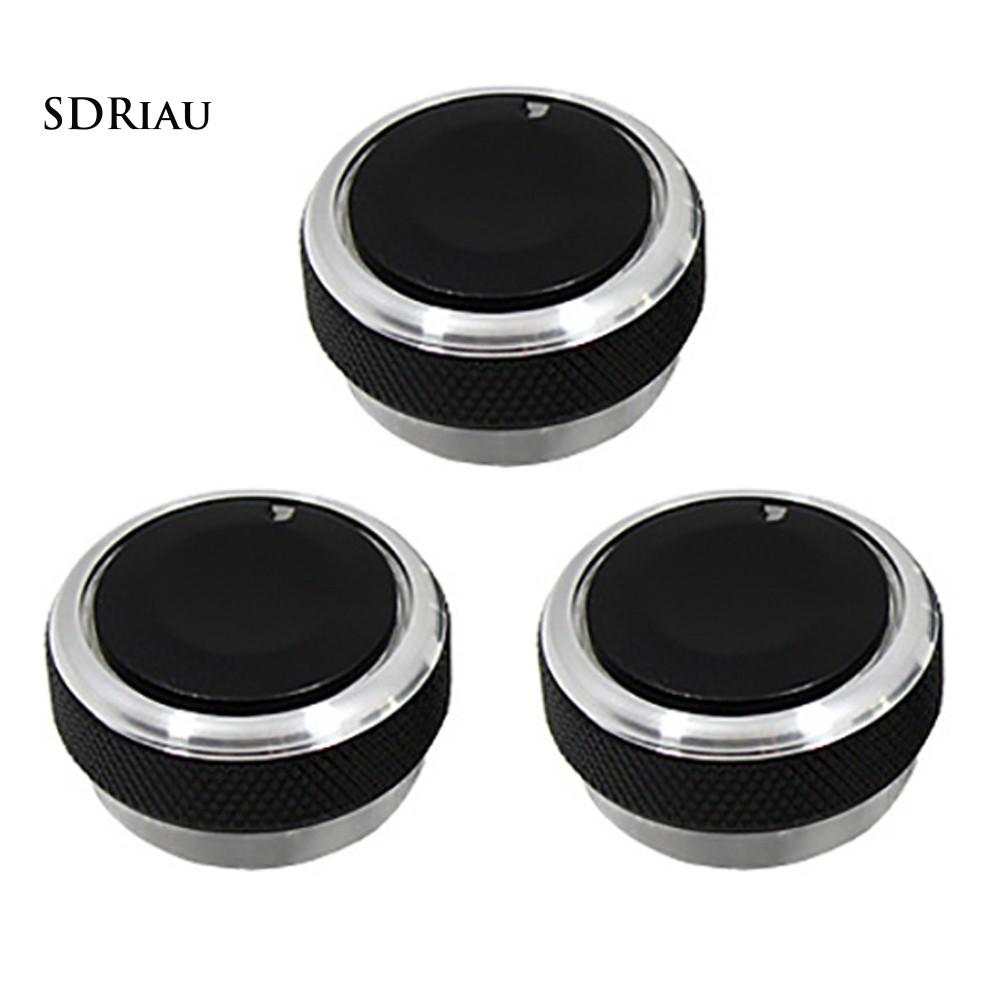 3Pcs/Set Car Air Conditioner AC Switch Knob Heat Control for Focus Max Mondeo