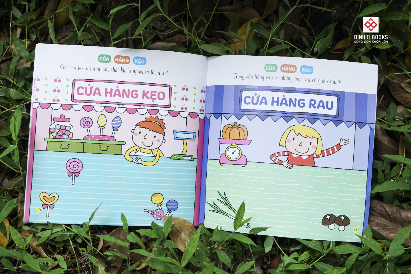 Sách bóc dán giúp trẻ phát triển nhận thức đầu đời - Cho trẻ từ 3 - 6 tuổi - Đinh Tị Books