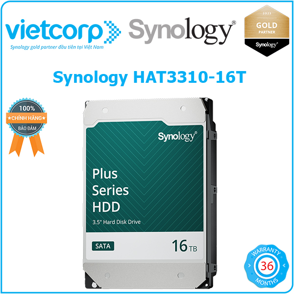 Ổ cứng HDD cho NAS Synology HAT3310-16T - Hàng Chính Hãng
