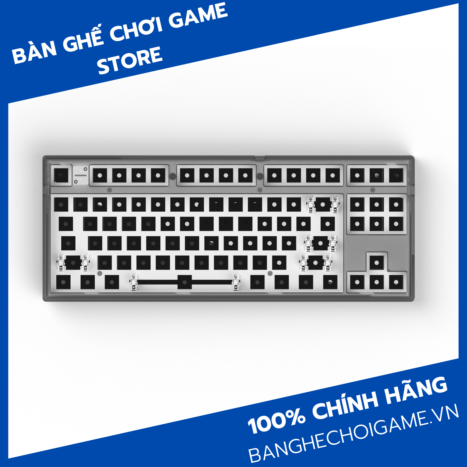 Bộ KIT bàn phím cơ FL-Esports MK870 RGB Hotswap 3 Mode  - Hàng chính hãng