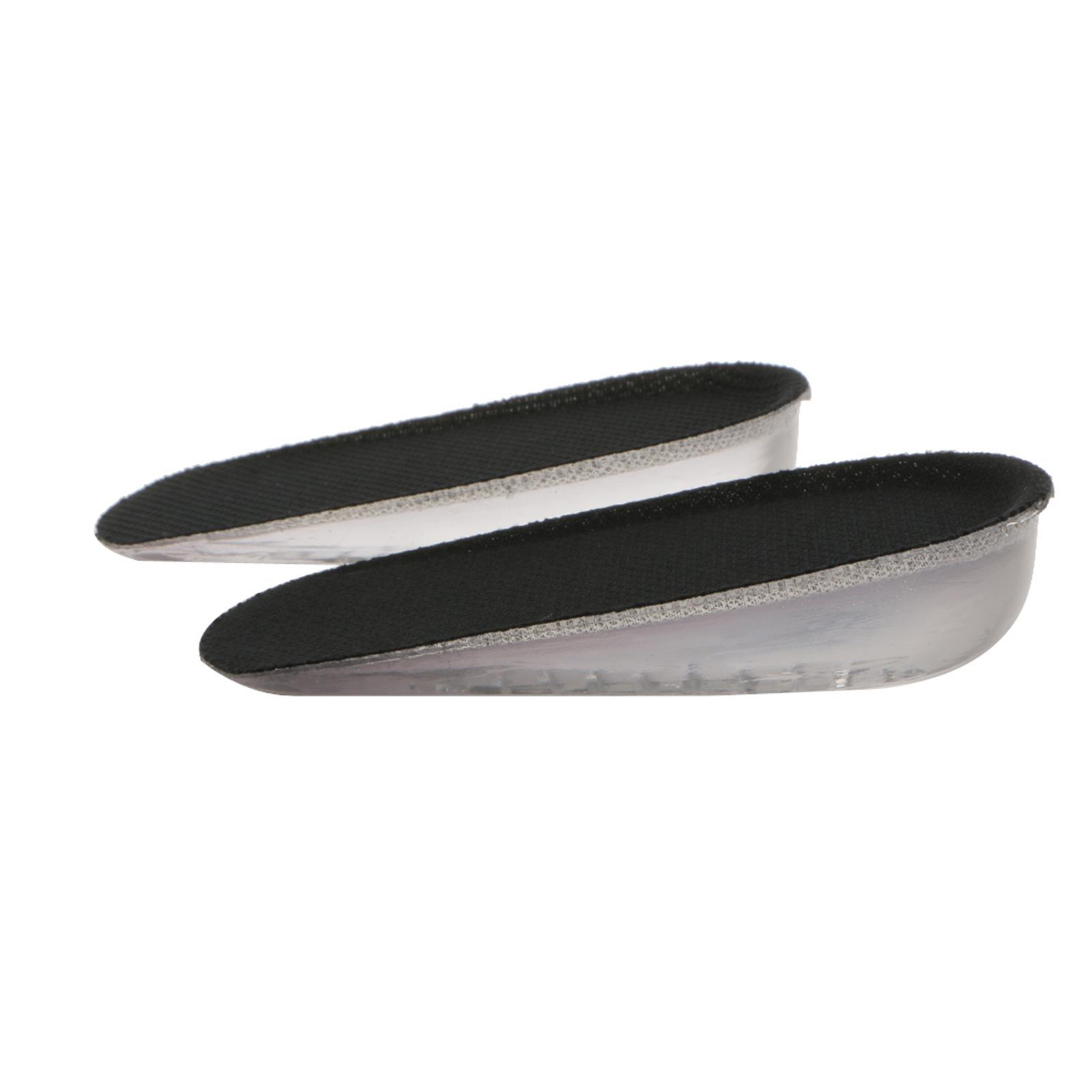 Invisible Height Increase Shoes Inserts Insoles Pads Lifts 3.5cm - Black,