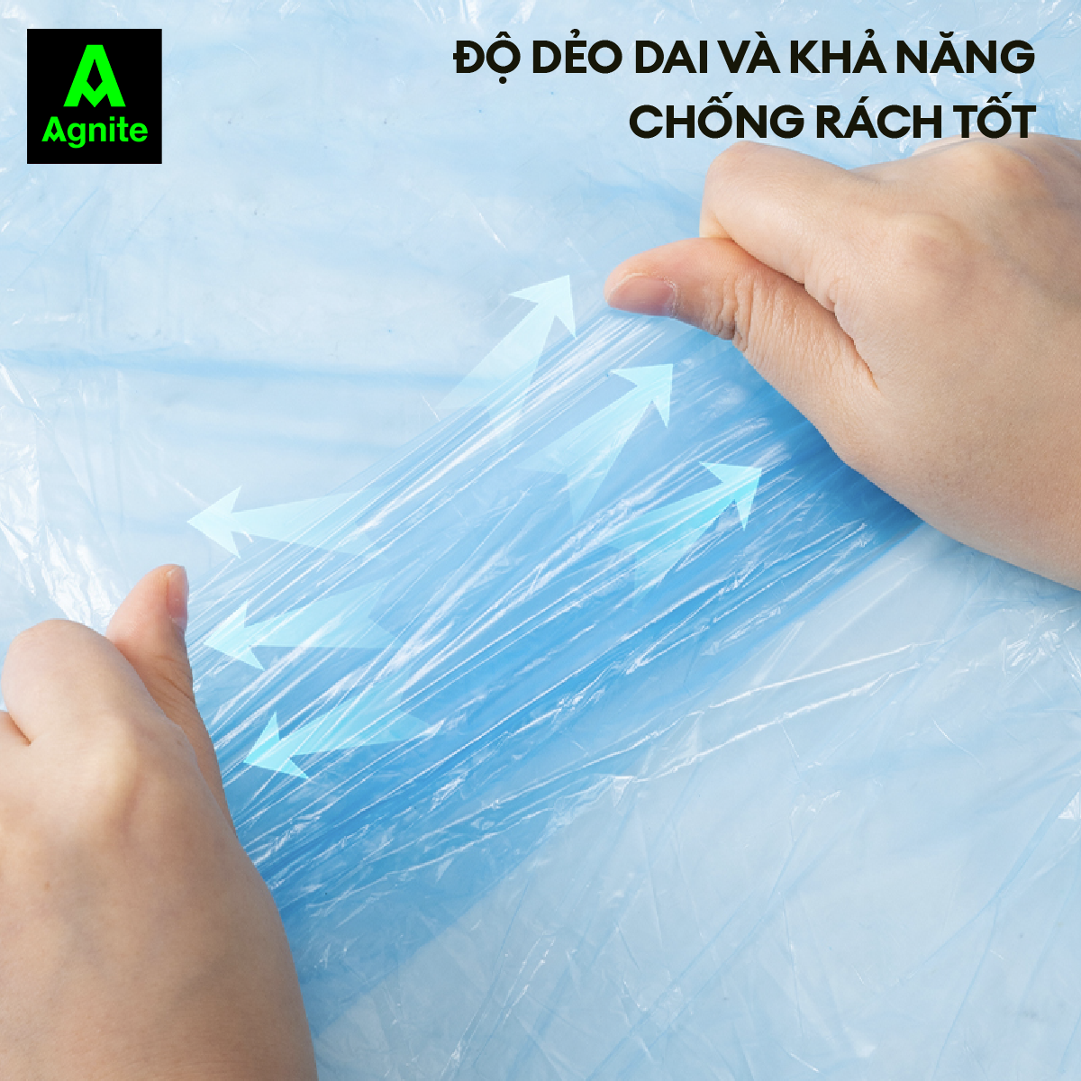 Áo mưa thiết kế thời trang Agnite - Chất liệu PE siêu dai - Màu sắc đa dạng - VS4073