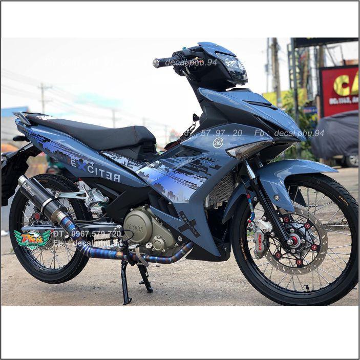 Tem Rời Exciter 150 Xám xi măng City