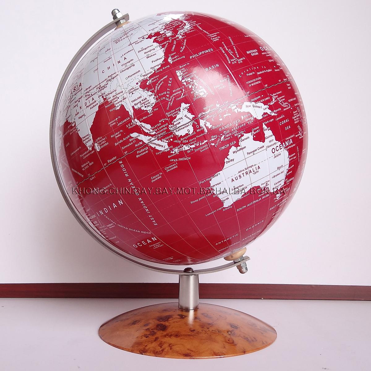 quả cầu phông thuỷ 30 TA - Giá đỡ inox, đế inox vân nu