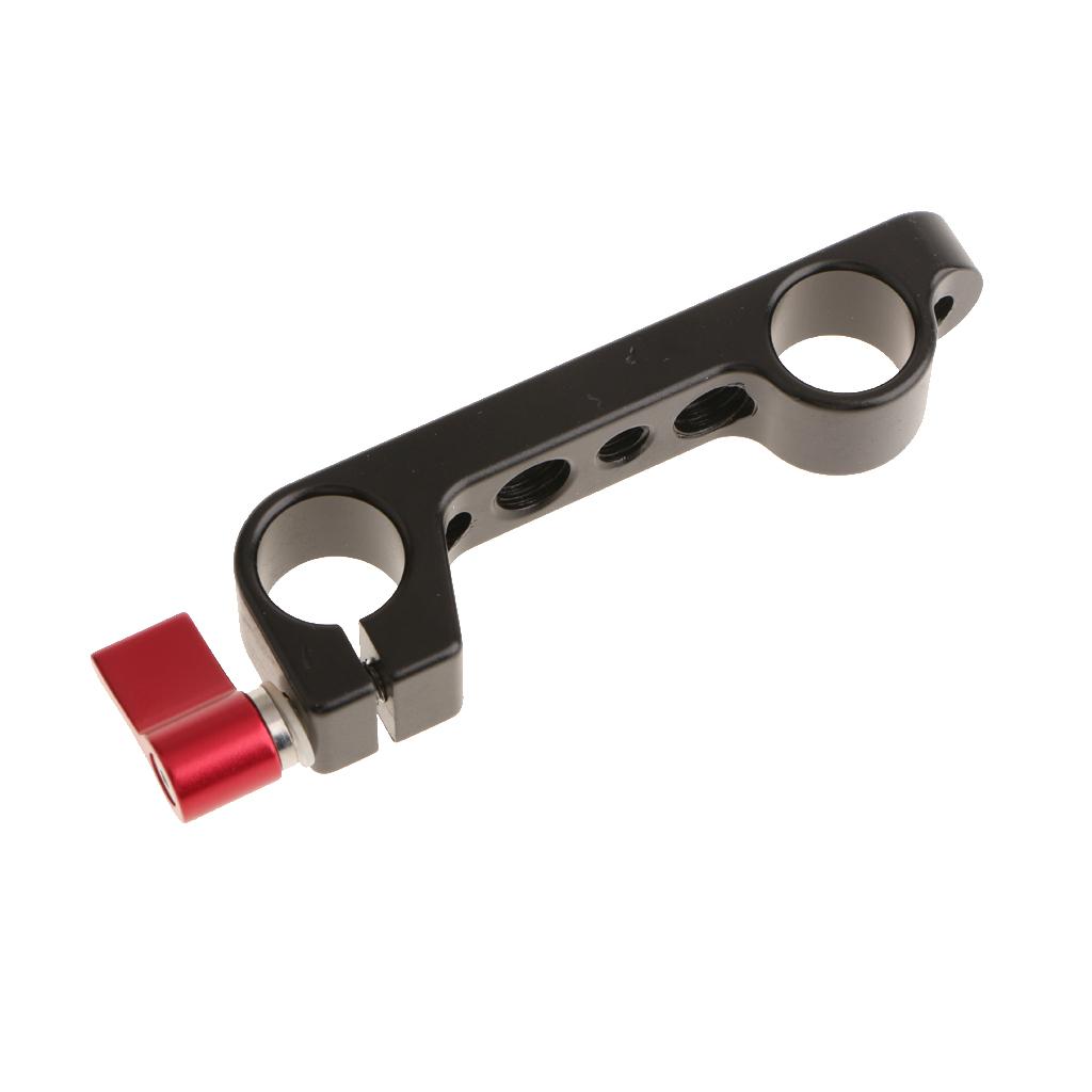 Dual 15mm Rod Clamp Rail Block For 15mm Rod Rail Support System1/4"  3/8"