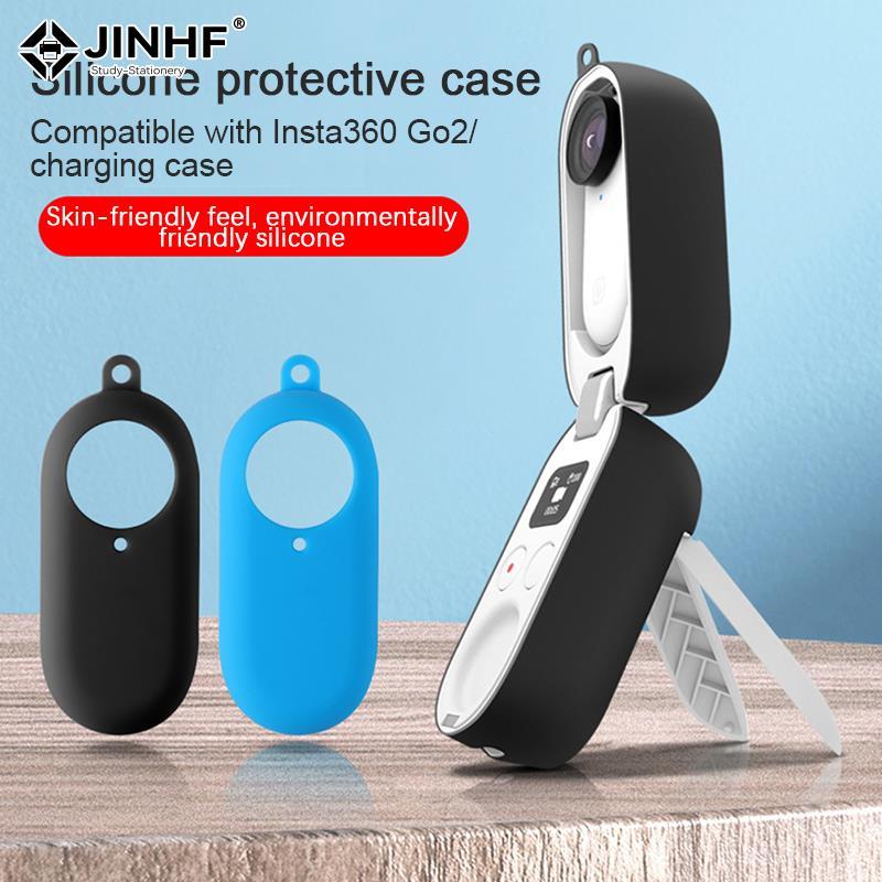 Ốp Bảo Vệ Chống Trầy Xước Bảo Vệ Dành Cho Insta360 GO 2 Hộp Sạc Mềm Bao Phụ Kiện Máy Ảnh Thể Thao