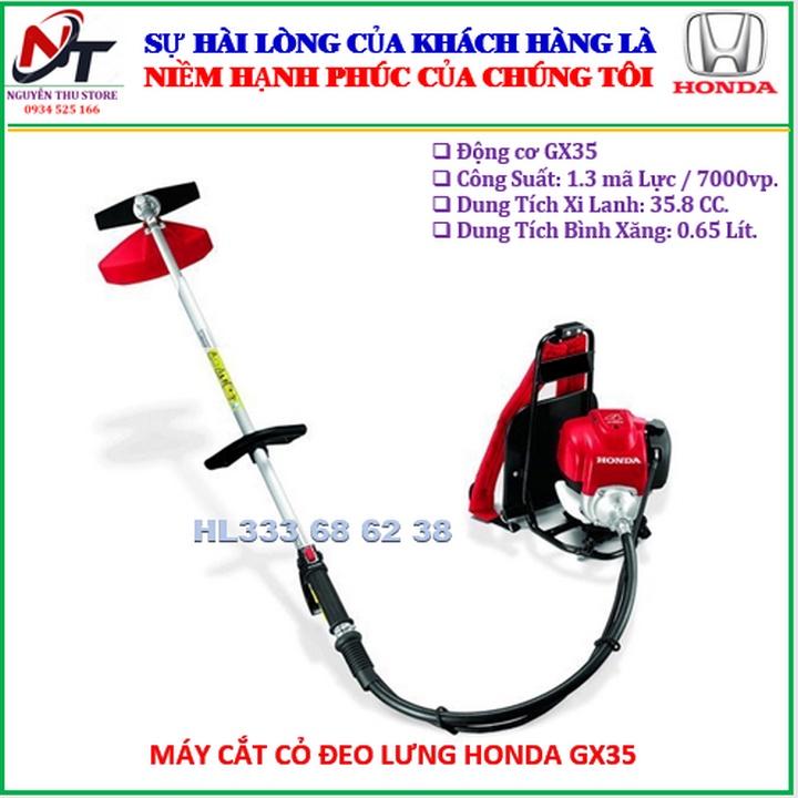 Máy cắt cỏ cần mềm HONDA GX35, nhập khẩu chính hãng.