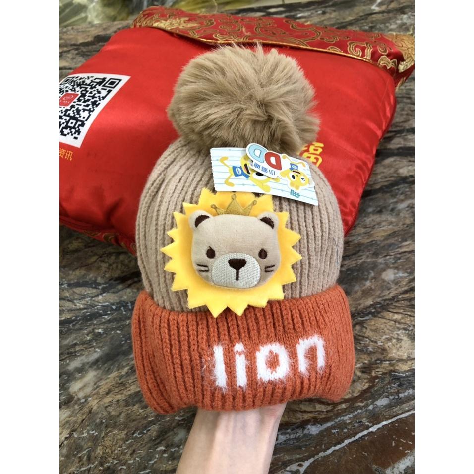 (M06) Mũ Len Lion Hình Sư Tử Mẫu Cực Đẹp Siêu Kute