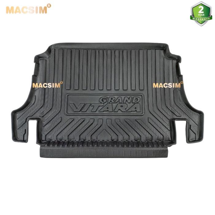 Thảm lót cốp Suzuki Vitara 2003- 2016 nhãn hiệu Macsim chất liệu tpv cao cấp màu đen hàng loại 2