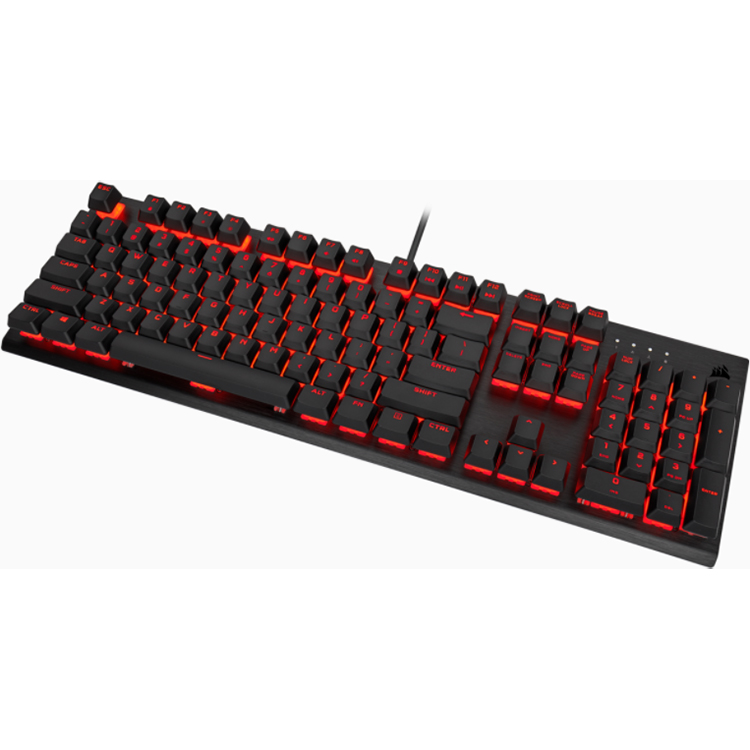 Bàn phím Corsair K60 PRO-Mx VIOLA-Red LED - Hàng chính hãng