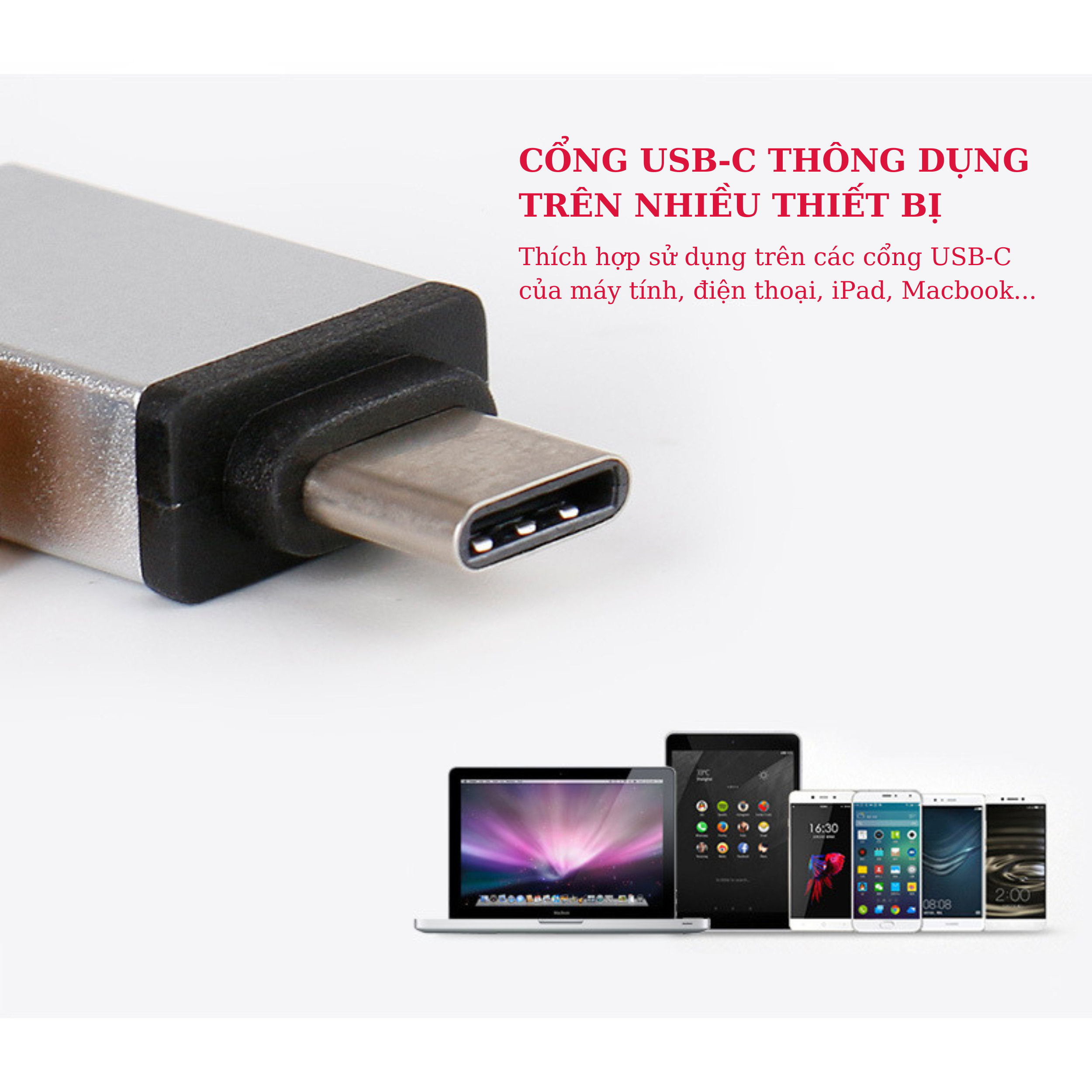 Đầu Chuyển Đổi USB Type C Sang USB 3.0 - Hàng Chính Hãng Tamayoko