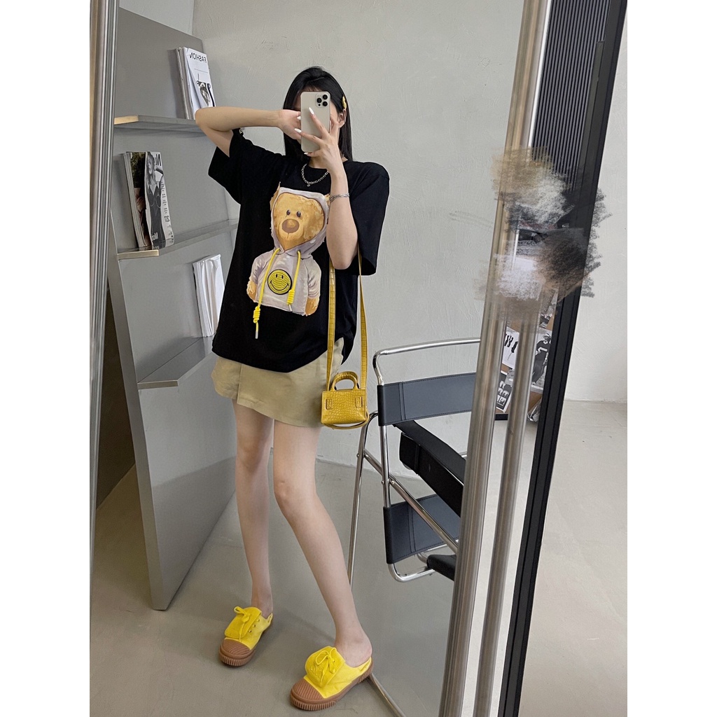 Áo Phông Unisex Gấu Drrew Dây Rút G0138