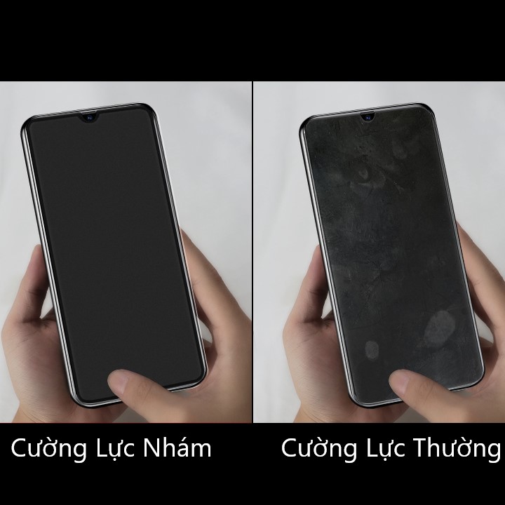 Kính Cường Lực cho Xiaomi Redmi Note 9 Nhám Chống Vân Tay