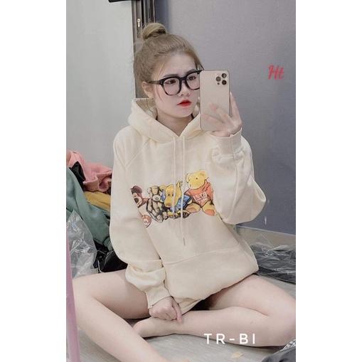 Áo hoodie 4 gấu ngồi H2A