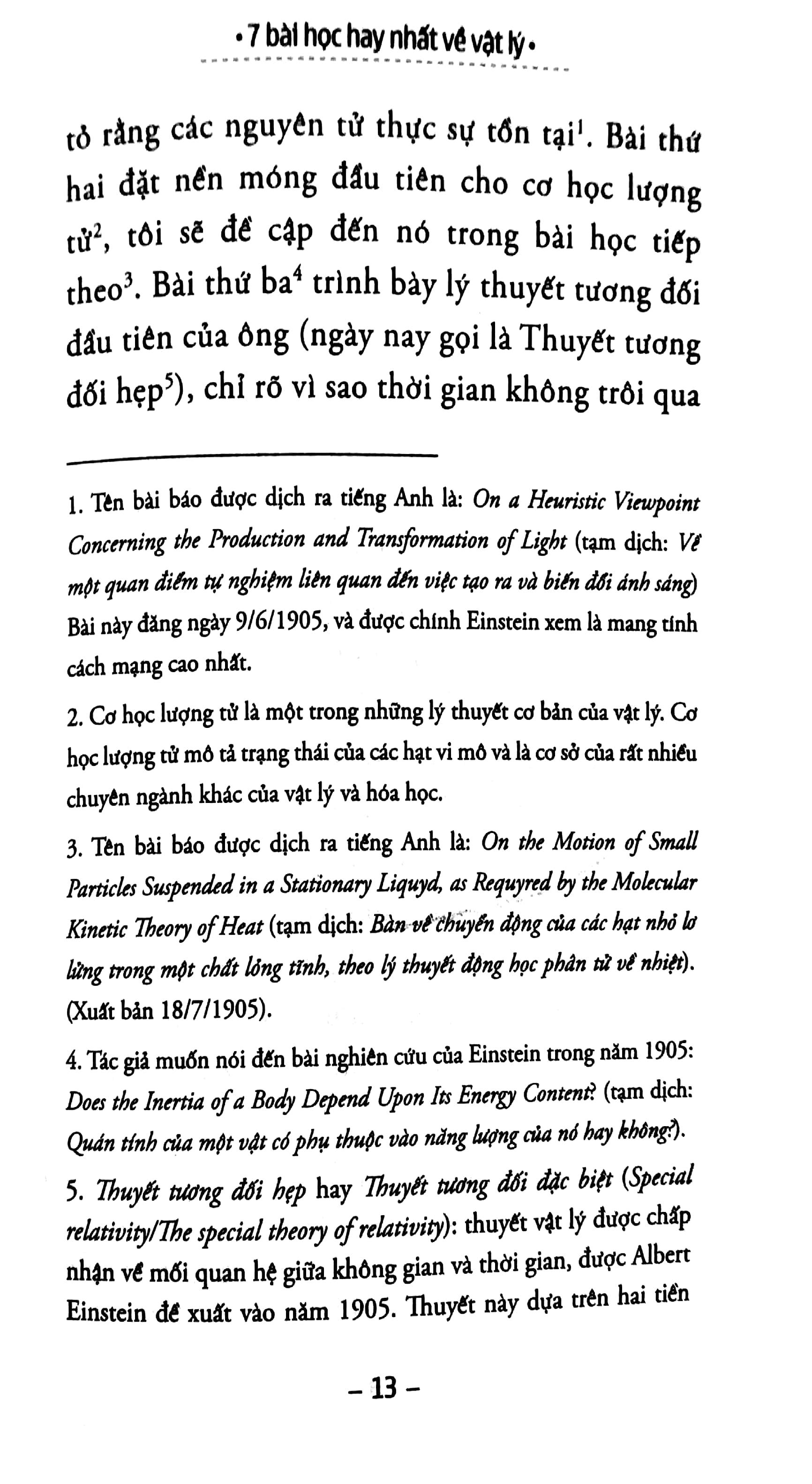 7 Bài Học Hay Nhất Về Vật Lý (Tái Bản 2018)